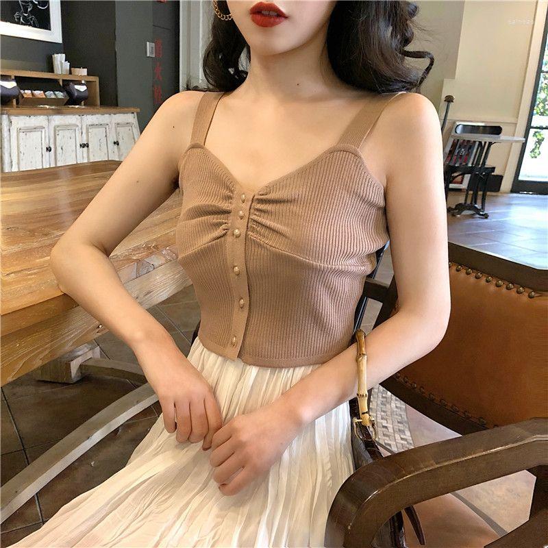 Women's Tanks Women Sexy Vest Y2k Beautiful Solid Color Camis Sleeveless Tank Casual Streetwear Basic Female Sporty Folds Khaki Bottoming
Women's Tanks Women Sexy Vest Y2k Beautiful Solid Color Camis Sleeveless Tank Casual Streetwear Basic Female Sporty Folds Khaki Bottoming