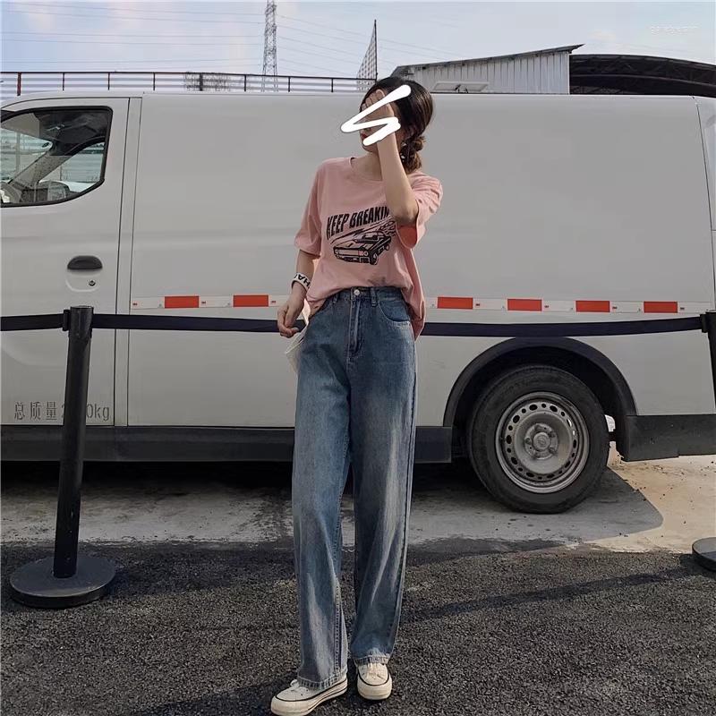 Women's Jeans Korean Vintage Blue Women's Summer Fashion Baggy Casual Straight Leg Denim Pants Female High Waist Y2k Streetwear
Women's Jeans Korean Vintage Blue Women's Summer Fashion Baggy Casual Straight Leg Denim Pants Female High Waist Y2k Streetwear