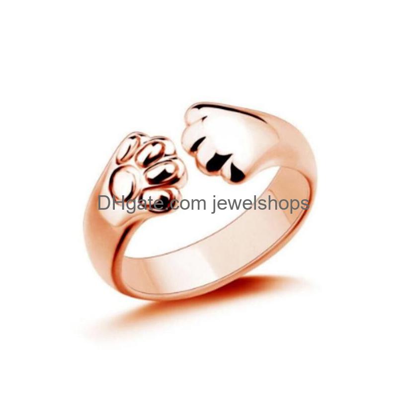 Band Rings Adjustable Bear Claws Open Gold Sier Cute Animal Ring 4 Colors Jewelry Gift For Women Drop Delivery Dhdig
Band Rings Adjustable Bear Claws Open Gold Sier Cute Animal Ring 4 Colors Jewelry Gift For Women Drop Delivery Dhdig