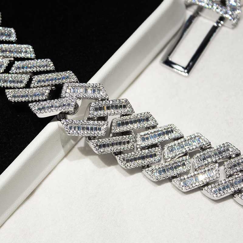 Kibo Hip Hop Jewelry Bar Fashion Bar Atmosphere 20mm Baguette Miami Diamond 925 Sterling Silver Moissanite Iced Out Cuban Chain
Kibo Hip Hop Jewelry Bar Fashion Bar Atmosphere 20mm Baguette Miami Diamond 925 Sterling Silver Moissanite Iced Out Cuban Chain
