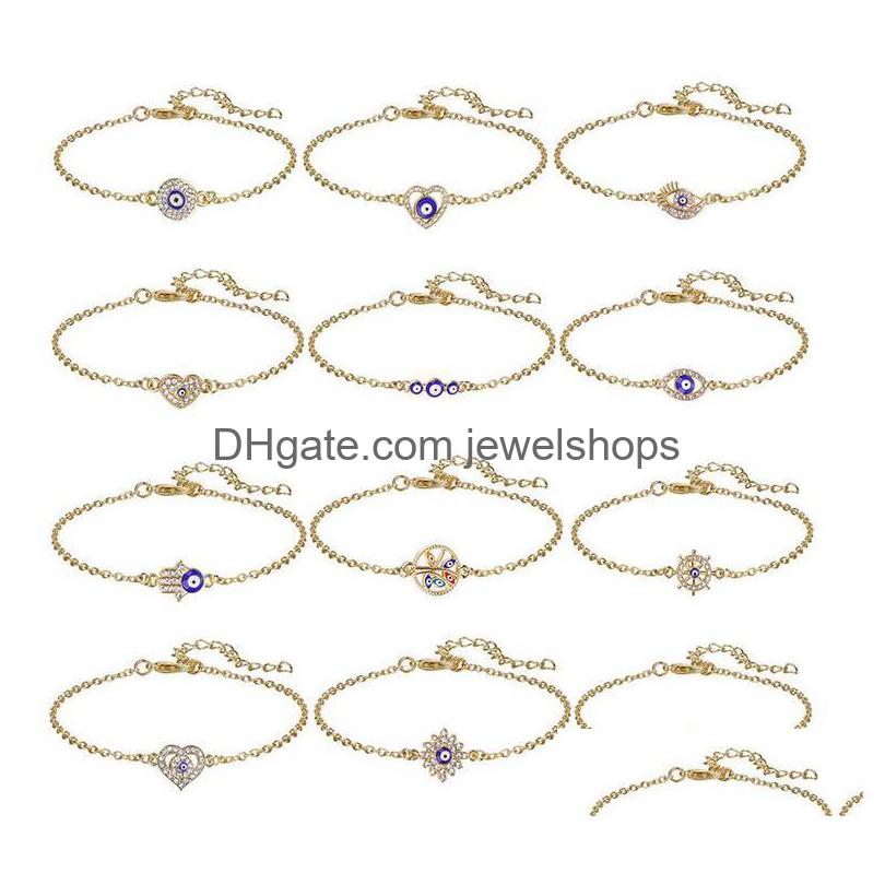 Charm Bracelets Evil Blue Eye Link Chain Love Shape Bracelet Friendship Jewelry Drop Delivery Dhvi3
Charm Bracelets Evil Blue Eye Link Chain Love Shape Bracelet Friendship Jewelry Drop Delivery Dhvi3