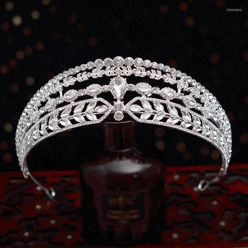 Hair Clips & Barrettes Luxury Wedding Bridal Crown Retro Rhinestone Embedded Tiara Birthday Party Romantic Accessories
Hair Clips & Barrettes Luxury Wedding Bridal Crown Retro Rhinestone Embedded Tiara Birthday Party Romantic Accessories