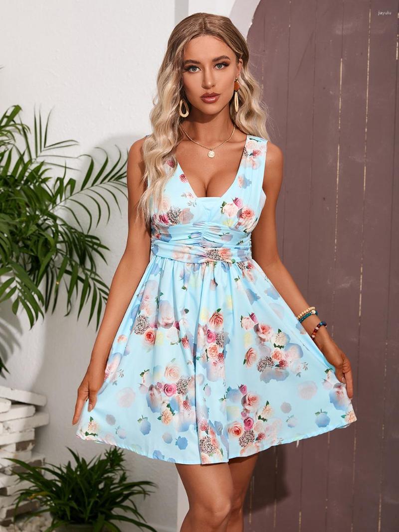 Casual Dresses Sholine Women' Street Hipster Print V-neck Sleeveless Short Dress Large Swing Type Summer, 102053 apricot
Casual Dresses Sholine Women' Street Hipster Print V-neck Sleeveless Short Dress Large Swing Type Summer, 102053 apricot