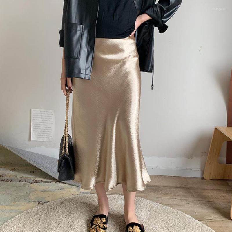 Skirts 2023 Women' Long Satin Skirt Midi Elegant High Waist Silver Summer Office A-line Solid Vintage Silk Golden For Women, Pettiskirt red
Skirts 2023 Women' Long Satin Skirt Midi Elegant High Waist Silver Summer Office A-line Solid Vintage Silk Golden For Women, Pettiskirt red