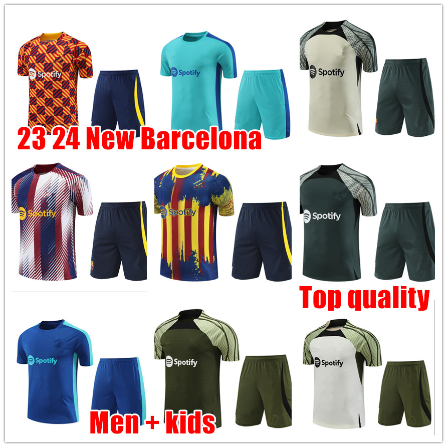 2023 Barcelona Tracksuits men kids soccer Jerseys barca TRAINING SUIT MARADONA PEDRI 23 24 new Barcelona Short sleeves sportswear set chandal futbol Sweatshirt top, Men +kids 4
2023 Barcelona Tracksuits men kids soccer Jerseys barca TRAINING SUIT MARADONA PEDRI 23 24 new Barcelona Short sleeves sportswear set chandal futbol Sweatshirt top, Men +kids 4