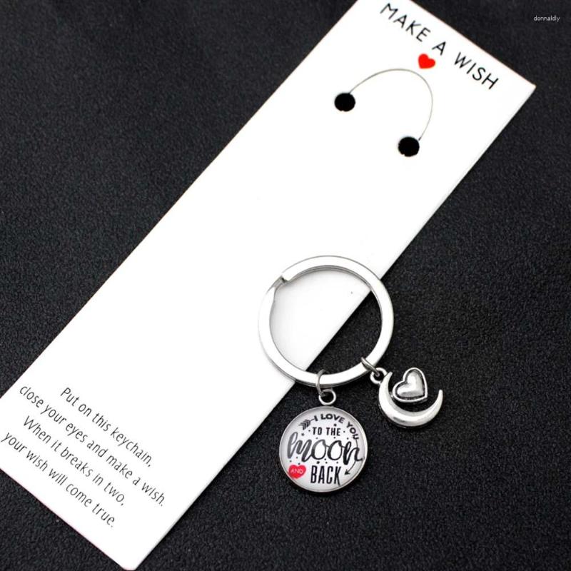 Keychains I Love You To The Moon And Back Keychain Key Chains Keyring Women Men Unisex Jewelry Friends Lover Gift
Keychains I Love You To The Moon And Back Keychain Key Chains Keyring Women Men Unisex Jewelry Friends Lover Gift