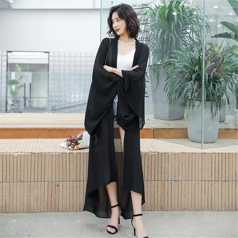 Women' Blouses Chiffon Blouse Shirt Loose Kimono Cardigan White Black Red Ladies Sun-protective Women Summer Batwing Sleeve Long
Women' Blouses Chiffon Blouse Shirt Loose Kimono Cardigan White Black Red Ladies Sun-protective Women Summer Batwing Sleeve Long
