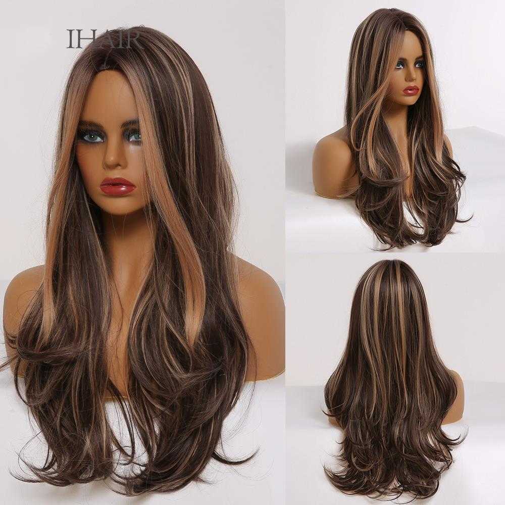 Synthetic Wigs Easihair Long Brown Highlight Synthetic Wigs for Women Natural Hair Wavy Ombre Female Heat Resistant Cosplay 230227, Lc277-1
Synthetic Wigs Easihair Long Brown Highlight Synthetic Wigs for Women Natural Hair Wavy Ombre Female Heat Resistant Cosplay 230227, Lc277-1