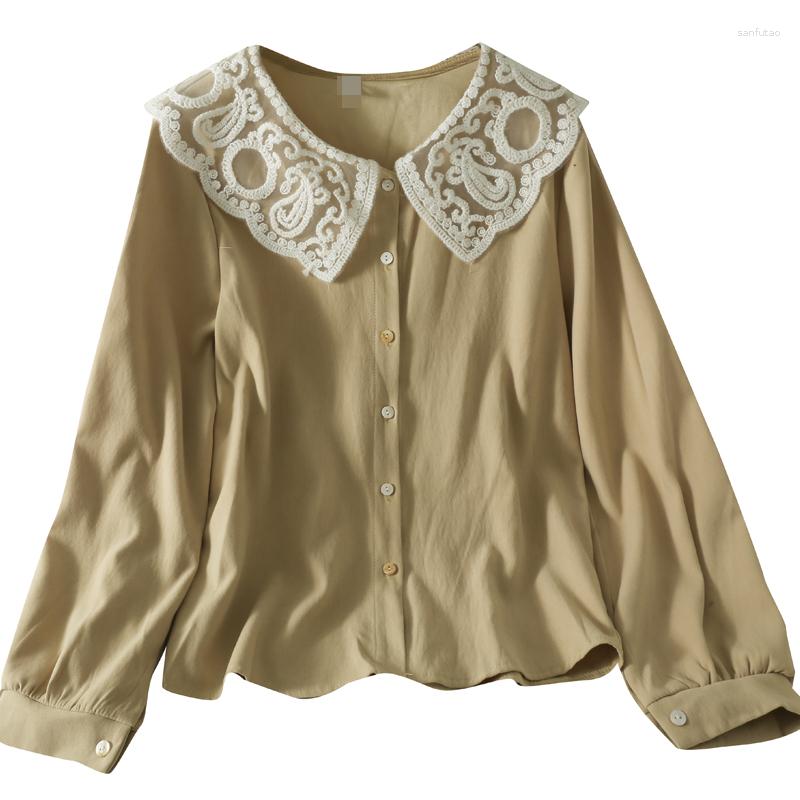 Women's Blouses Wholesale 2023 Spring Autumn Fashion Casual Ladies Work Women Blouse Woman Overshirt Female OL VtC3879, White
Women's Blouses Wholesale 2023 Spring Autumn Fashion Casual Ladies Work Women Blouse Woman Overshirt Female OL VtC3879, White