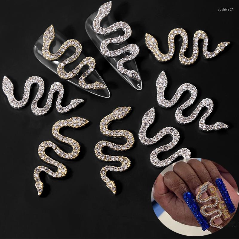 Nail Art Decorations 2Pc-Diamond Inlay Snake Design Rhinestones Strass Glitter Jewelry For Covering Gold/Silver Supplies Charm KI
Nail Art Decorations 2Pc-Diamond Inlay Snake Design Rhinestones Strass Glitter Jewelry For Covering Gold/Silver Supplies Charm KI