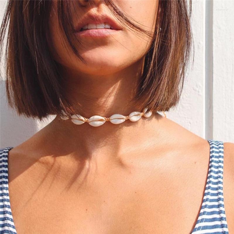 Choker Chokers Bohemian Necklace Bracelet Handmade Rope Chain Natural Shell Charm Seashell Summer Ocean Beach Boho Jewelry For Women MenChok
Choker Chokers Bohemian Necklace Bracelet Handmade Rope Chain Natural Shell Charm Seashell Summer Ocean Beach Boho Jewelry For Women MenChok