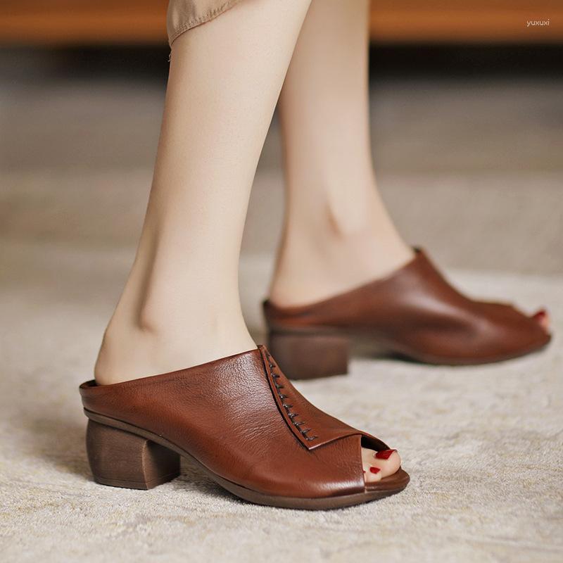Slippers 2023 Summer Women Shoes Sexy Pu Leather Female Flipflop Fashion Heels Slides For Mother Comfortable Sandals, Brown
Slippers 2023 Summer Women Shoes Sexy Pu Leather Female Flipflop Fashion Heels Slides For Mother Comfortable Sandals, Brown