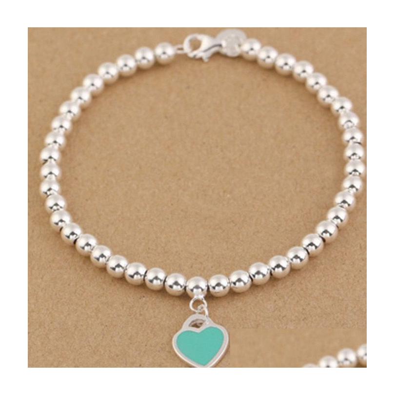 Charm Bracelets S925 Sterling Sier Beads Chain Bracelet With Enamel Grenn Pink Heart For Women And Day Gift Jewelry Drop Delivery Dh3Dm
Charm Bracelets S925 Sterling Sier Beads Chain Bracelet With Enamel Grenn Pink Heart For Women And Day Gift Jewelry Drop Delivery Dh3Dm