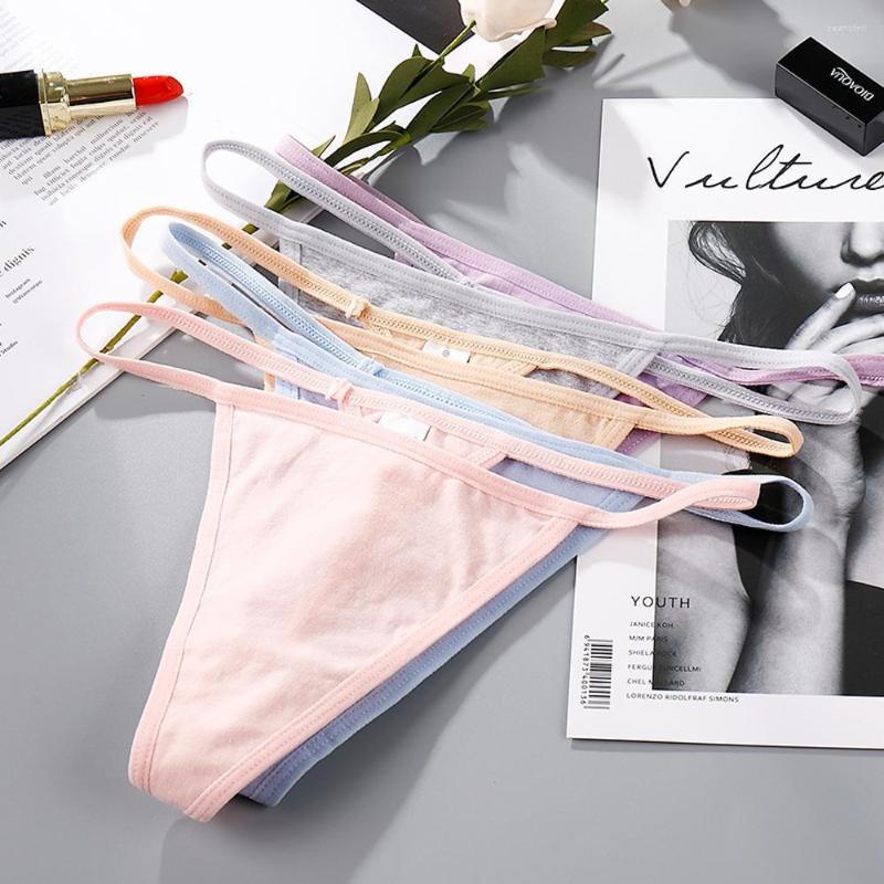 Women's Panties Sexy Cotton Bikini T-back Thong Low Waist Women Underwear G-String Underpants Female Lingerie, Purple 
Women's Panties Sexy Cotton Bikini T-back Thong Low Waist Women Underwear G-String Underpants Female Lingerie, Purple