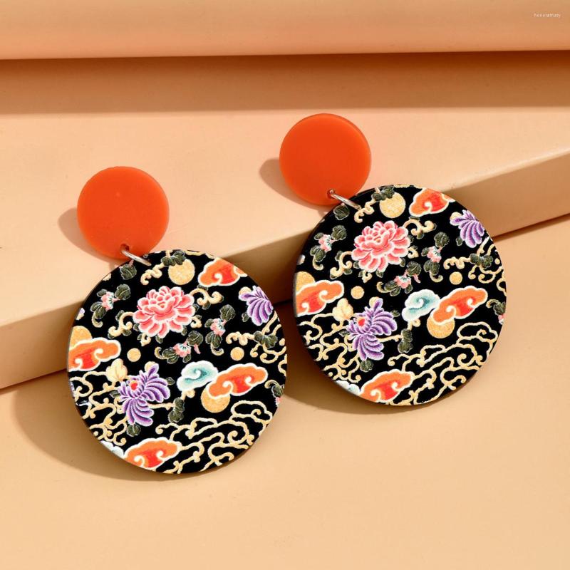 Stud Earrings Colorful Flower Acrylic For Women Girls Long Tassel Vintage Small Printed Dangle Trendy Jewelry Female
Stud Earrings Colorful Flower Acrylic For Women Girls Long Tassel Vintage Small Printed Dangle Trendy Jewelry Female