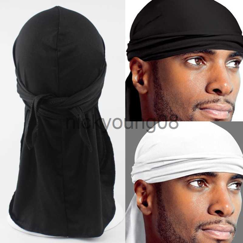 Bandanas Fashion Du-rag Scarf Head Wrap Rap Band Tie Down Hat Outdoor Sports Bandanas Children Headwear For Hip Hop Hat Men Women x0628