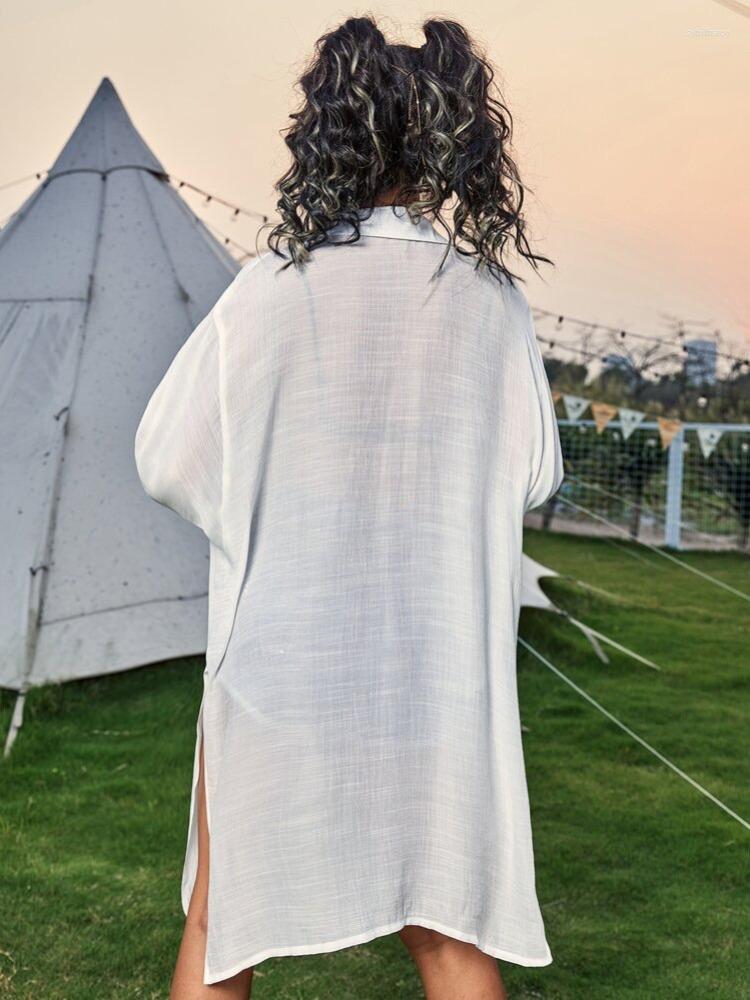 Women's Swimwear Summer Women Long Sleeved Shirt Beach Style Vacation Sun Protection Bikini Swimsuit Outerwear Cardigan 2023
Women's Swimwear Summer Women Long Sleeved Shirt Beach Style Vacation Sun Protection Bikini Swimsuit Outerwear Cardigan 2023