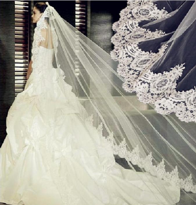 White Ivory 3 Meters Bridal Veils In Stock One Layer Wedding Accessory Wedding Party Veil TS0026191456
White Ivory 3 Meters Bridal Veils In Stock One Layer Wedding Accessory Wedding Party Veil TS0026191456