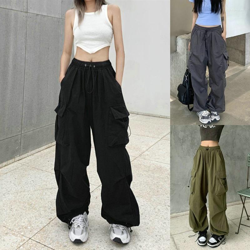 Women's Pants Y2K Casual Cargo Women High Waist Pockets Straight Oversize Vintage Harajuku Wide Leg Baggy Jeans 90S Hippie Joggers, Black
Women's Pants Y2K Casual Cargo Women High Waist Pockets Straight Oversize Vintage Harajuku Wide Leg Baggy Jeans 90S Hippie Joggers, Black
