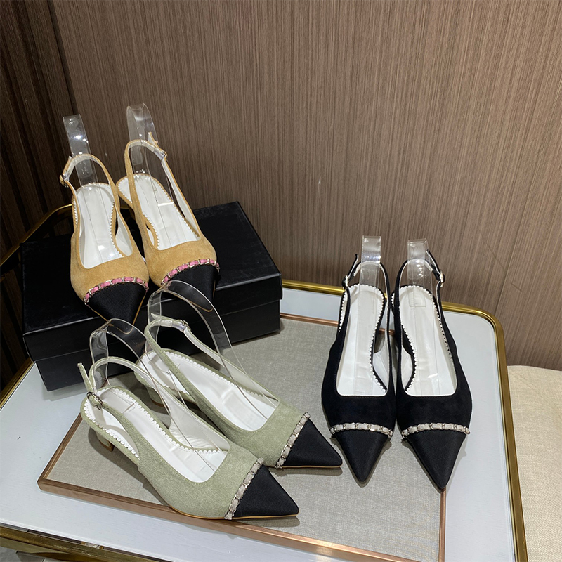 Designer slipper new Slingback sandals flip flop woman heel pointed won chain leather stack combination men slippers designers platform heel slide flat sandal, #3
Designer slipper new Slingback sandals flip flop woman heel pointed won chain leather stack combination men slippers designers platform heel slide flat sandal, #3