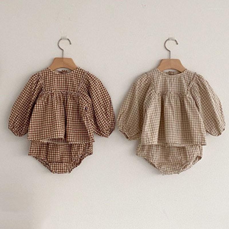 Clothing Sets Spring Autumn Infant Baby Ins Plaid Long Sleeve Tees Set Born Boy Girl Thin Casual Tops Shorts 2pcs Kid Cotton T-shirt Suit, Khaki
Clothing Sets Spring Autumn Infant Baby Ins Plaid Long Sleeve Tees Set Born Boy Girl Thin Casual Tops Shorts 2pcs Kid Cotton T-shirt Suit, Khaki