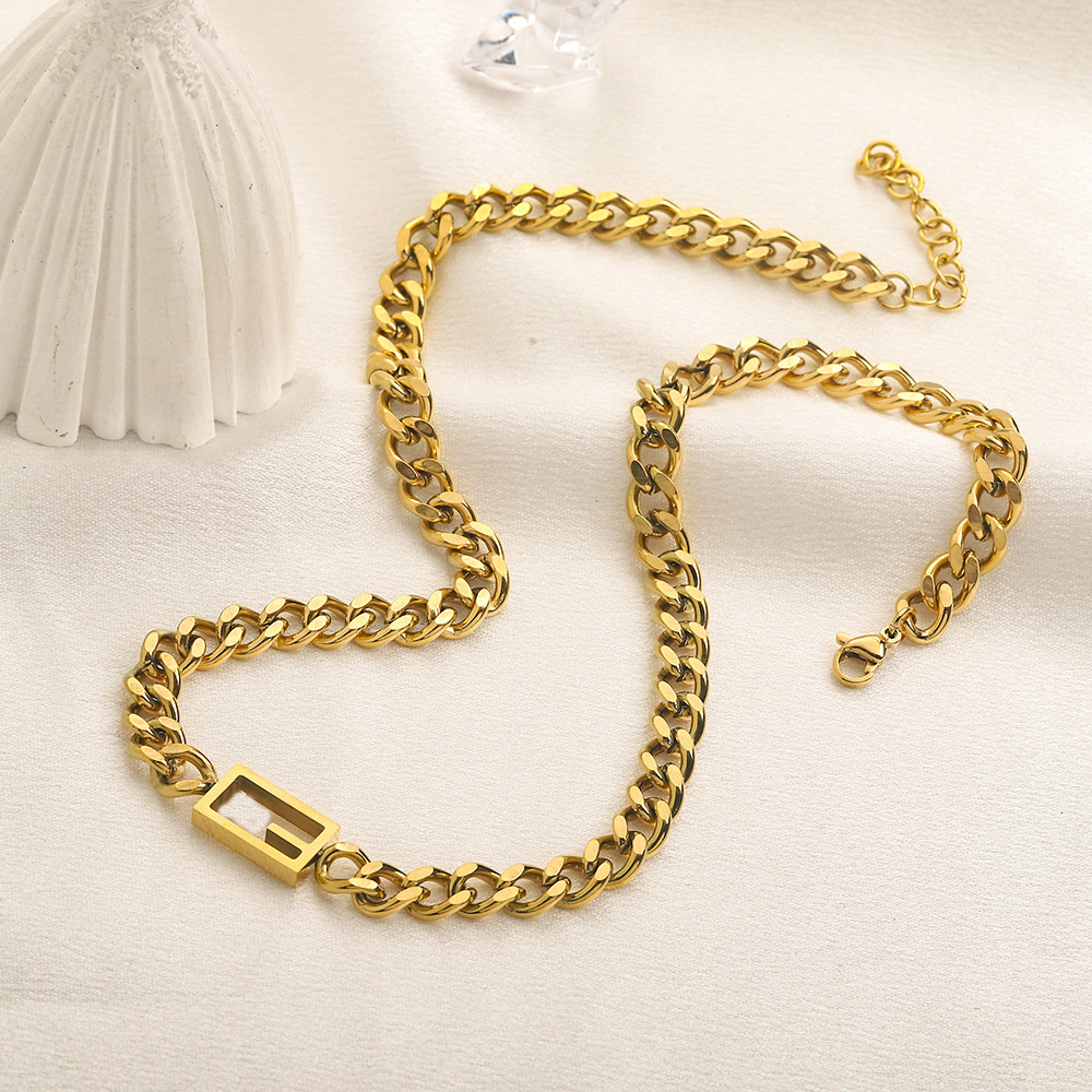 Jewelry Sets F Bracelet Necklace Designer Retro Fashion Women Brand Double Letters Chain Bracelet Bangle Wristband Pendants Necklaces Choker Chain Holiday Gifts, Golden
Jewelry Sets F Bracelet Necklace Designer Retro Fashion Women Brand Double Letters Chain Bracelet Bangle Wristband Pendants Necklaces Choker Chain Holiday Gifts, Golden