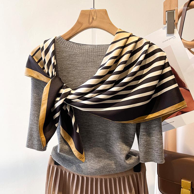 Scarves Spring Women Scarf Quality Shawl Silk Fashion Headscarf Beach Sunscreen Bag 90cm
Scarves Spring Women Scarf Quality Shawl Silk Fashion Headscarf Beach Sunscreen Bag 90cm