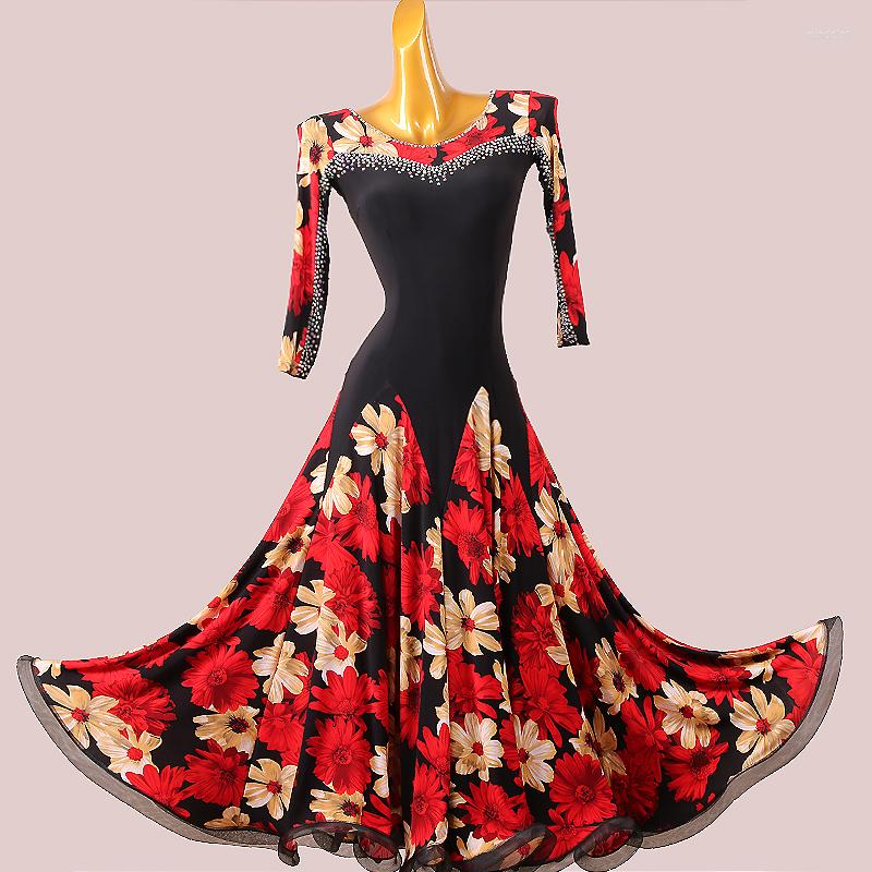 Stage Wear Ballroom Dance Competiton Dress For Women Modern Costumes Costumized National Standard High-end Waltz Clothes, Red
Stage Wear Ballroom Dance Competiton Dress For Women Modern Costumes Costumized National Standard High-end Waltz Clothes, Red