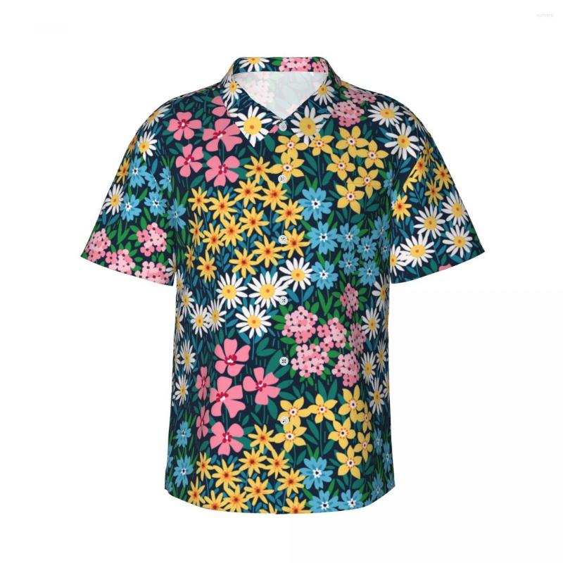 Men' Casual Shirts Men' Short-sleeved Vintage Floral Fashion Flowers Shirt Beach Clothes Personality Tops, Black 
Men' Casual Shirts Men' Short-sleeved Vintage Floral Fashion Flowers Shirt Beach Clothes Personality Tops, Black
