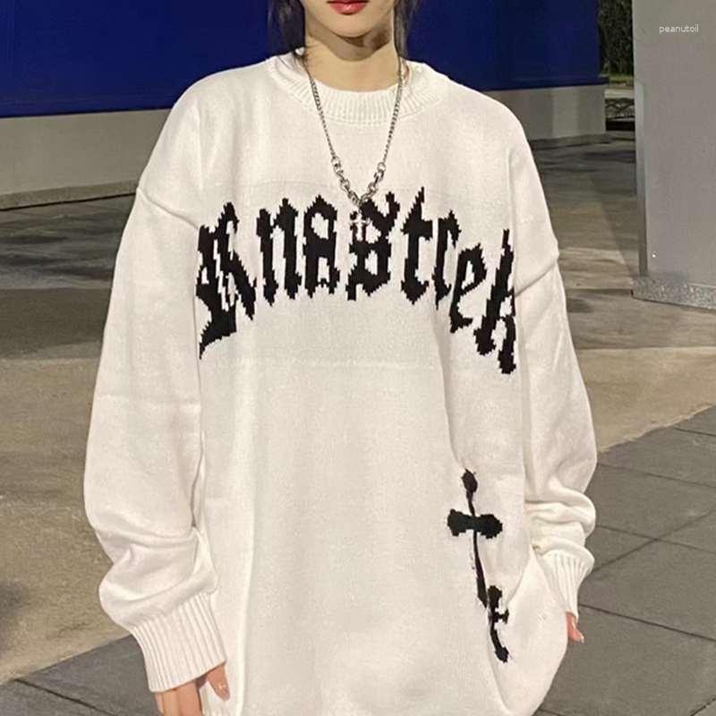 Women's Sweaters Harajuku Cross Letter Graphic Jumper Pullover Oversized Sweater Men's Y2k Gothic Vintage Grandpa Knitted Ugly, Black
Women's Sweaters Harajuku Cross Letter Graphic Jumper Pullover Oversized Sweater Men's Y2k Gothic Vintage Grandpa Knitted Ugly, Black