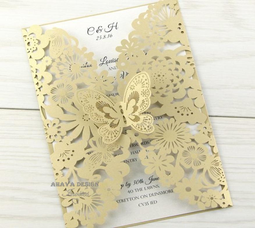 Gorgeous Vertical Laser Cut Butterfly Invitations Cards Kits for Wedding Bridal Shower Birthday And Sweet 161553782, White
Gorgeous Vertical Laser Cut Butterfly Invitations Cards Kits for Wedding Bridal Shower Birthday And Sweet 161553782, White