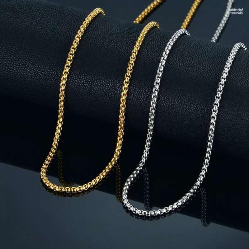 Chains 3mm Gold Black Silver Plated Stainless Steel Pearl Chain Long Necklace Colar Choker Men Women Collar Jewelry Gord22
Chains 3mm Gold Black Silver Plated Stainless Steel Pearl Chain Long Necklace Colar Choker Men Women Collar Jewelry Gord22