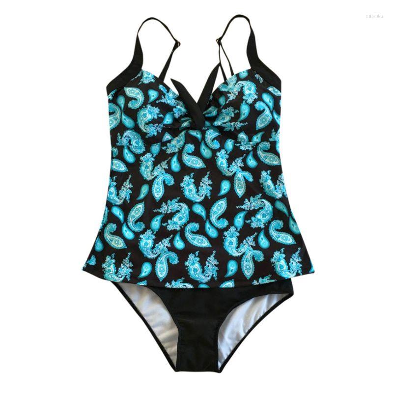Women's Swimwear 652D Womens Two-Piece Tankini Set V-Neck Bohemian Colored Paisley Floral Printin, Multi
Women's Swimwear 652D Womens Two-Piece Tankini Set V-Neck Bohemian Colored Paisley Floral Printin, Multi