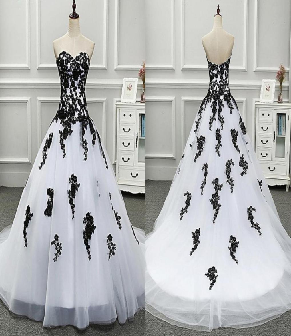 Amazing Black And White Princess Wedding Dresses Bridal Gowns Sweetheart Real Po Applique Lace Backless Reception Dress4932577
Amazing Black And White Princess Wedding Dresses Bridal Gowns Sweetheart Real Po Applique Lace Backless Reception Dress4932577