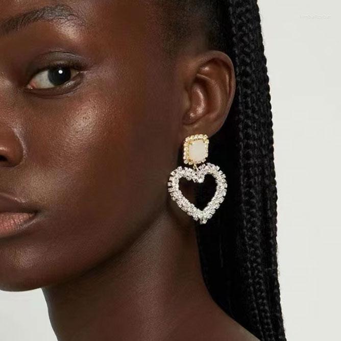 Dangle Earrings Korean Fashion Metal Rhinestone Heart Dinner Party Jewelry 2023 Women's Minimalist Accessories Gift
Dangle Earrings Korean Fashion Metal Rhinestone Heart Dinner Party Jewelry 2023 Women's Minimalist Accessories Gift