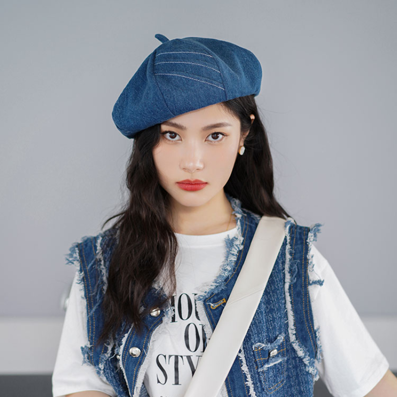 3-dimensional Retro Denim Berets Showing Face Small Japanese Simple Folds Literary and Artistic Painter Pumpkin Hats for Woman
3-dimensional Retro Denim Berets Showing Face Small Japanese Simple Folds Literary and Artistic Painter Pumpkin Hats for Woman