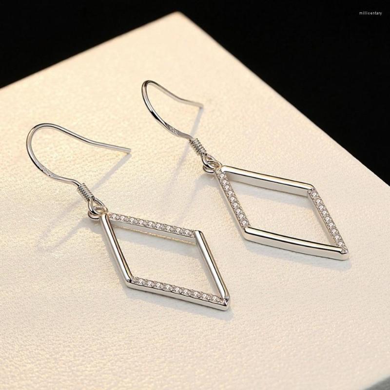 Dangle Earrings 925 Sterling Silver Women Sweet Earring Elegant White Zircon For Woman Girl Excellent Trend Jewelry
Dangle Earrings 925 Sterling Silver Women Sweet Earring Elegant White Zircon For Woman Girl Excellent Trend Jewelry