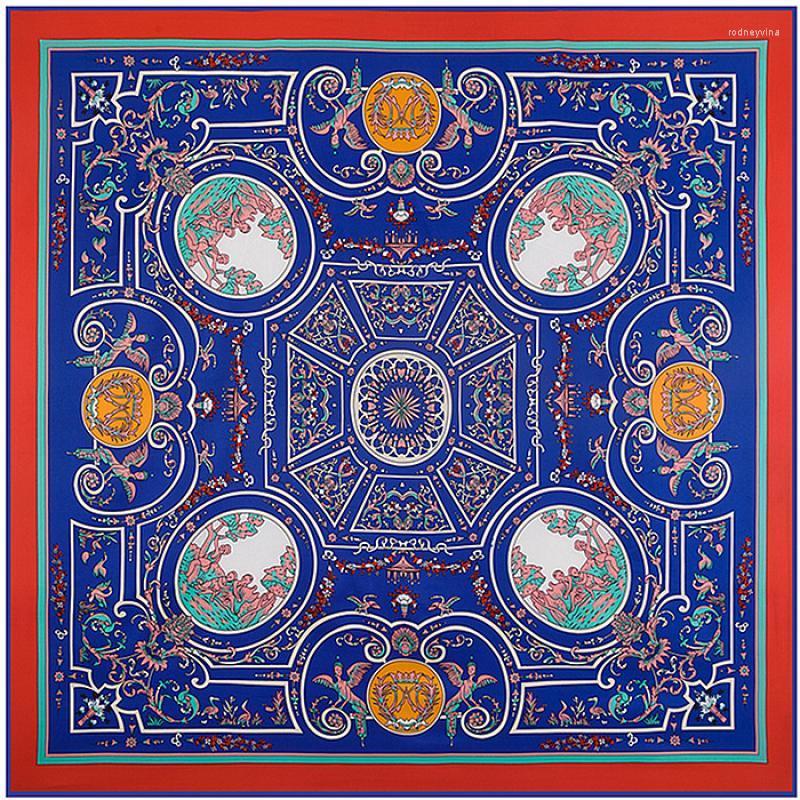 Scarves 130 130Cm Square Silk Scarf Women Satin Angel Mural Print Hijab Muslim Pareo Bandana Female Shawl Foulard
Scarves 130 130Cm Square Silk Scarf Women Satin Angel Mural Print Hijab Muslim Pareo Bandana Female Shawl Foulard