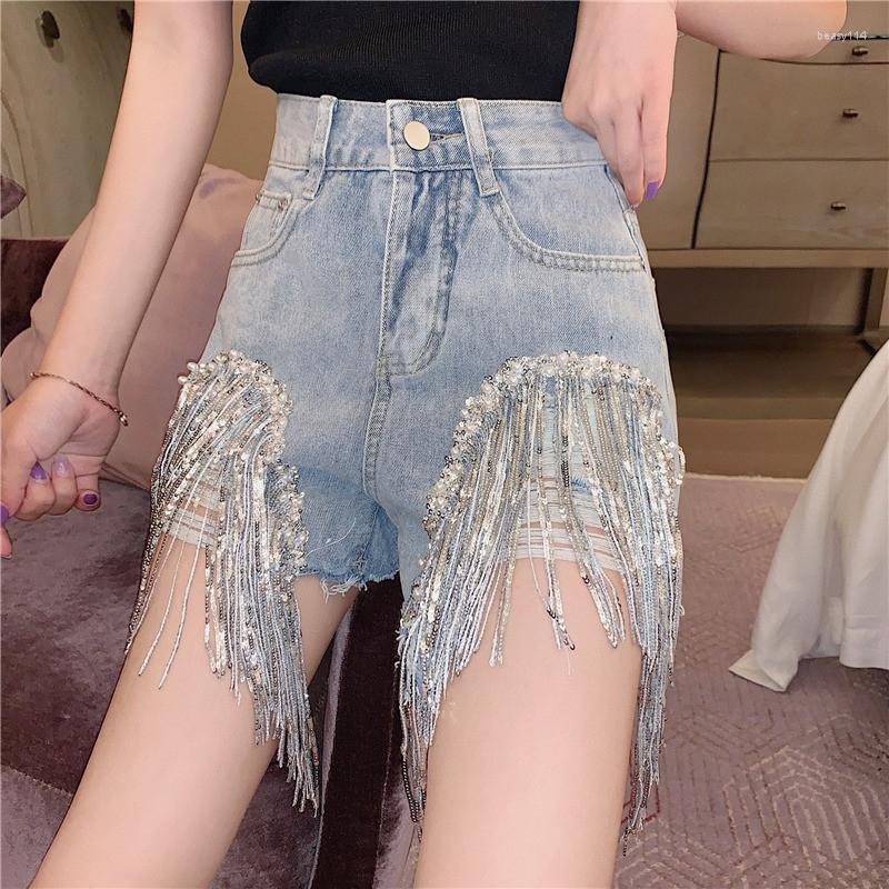 Women's Jeans YUZACDWX 2023 Spring Summer Tassel Sequins High Waist Light Blue Denim Shorts Women, Picture color
Women's Jeans YUZACDWX 2023 Spring Summer Tassel Sequins High Waist Light Blue Denim Shorts Women, Picture color