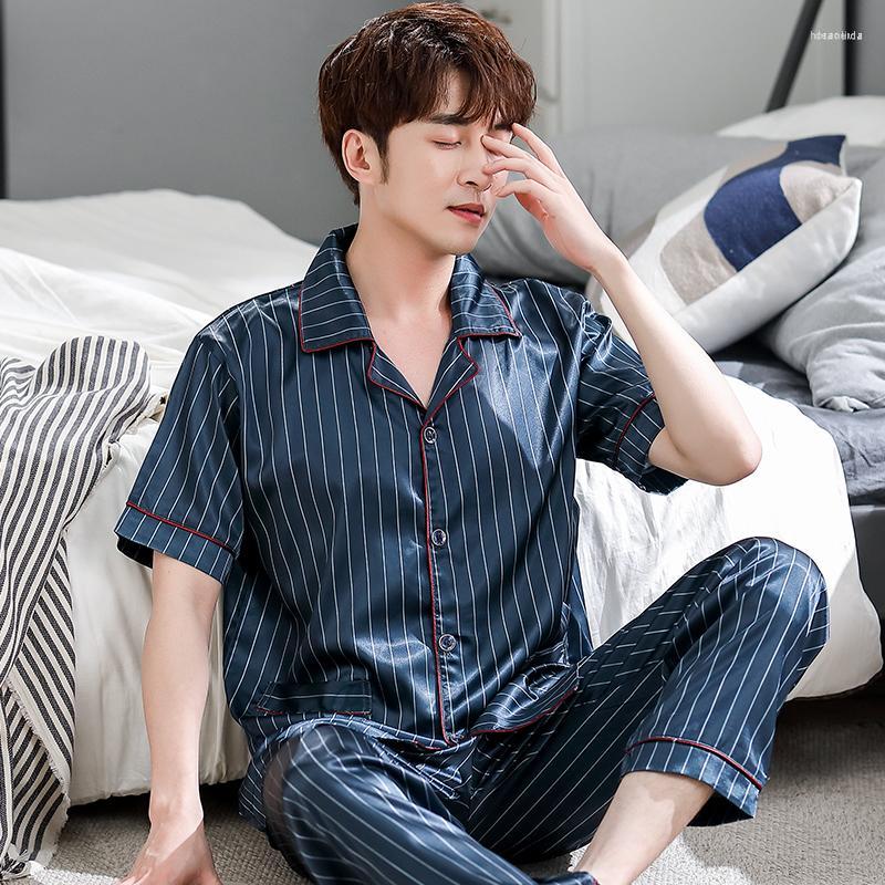 Men's Sleepwear Men's Brand Spring Summer 2 Piece Sets For Men Silk Satin Pajamas Turn-down Collar Homewear Big Yards Pijama Pyjama, Lwn172
Men's Sleepwear Men's Brand Spring Summer 2 Piece Sets For Men Silk Satin Pajamas Turn-down Collar Homewear Big Yards Pijama Pyjama, Lwn172