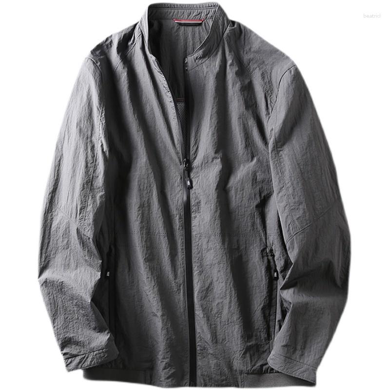 Men's Jackets Urban Leisure Style! And Breathable! Foreign Trade Factory Cut Label Men's Pressure Glue Thin Lightweight, Dark gray
Men's Jackets Urban Leisure Style! And Breathable! Foreign Trade Factory Cut Label Men's Pressure Glue Thin Lightweight, Dark gray