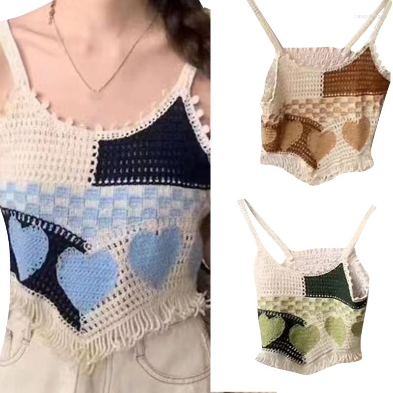 Women's Tanks Crochets Openwork Shirt Lacy Sleeveless Knit Cardigan Women Summer Crewneck Solid Color Vest Vintage Daily Top Cloth, Brown
Women's Tanks Crochets Openwork Shirt Lacy Sleeveless Knit Cardigan Women Summer Crewneck Solid Color Vest Vintage Daily Top Cloth, Brown