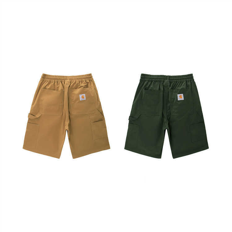 Fashion Men' and Women' Shorts Tooling Brand Carhart Trendy Canvas Lycra Cotton Overalls Pocket Badge Cropped Pants American Casual Pants 9a8v, Khaki
Fashion Men' and Women' Shorts Tooling Brand Carhart Trendy Canvas Lycra Cotton Overalls Pocket Badge Cropped Pants American Casual Pants 9a8v, Khaki