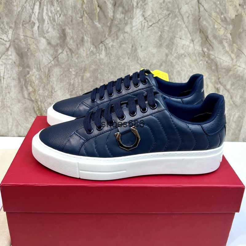 Feragamos Casual Low Top Men's Board Shoes Round Toe Lace up Fashion Sports Men's Shoes Genuine Leather Durable Travel Small White Shoes for Men, Navy blue
Feragamos Casual Low Top Men's Board Shoes Round Toe Lace up Fashion Sports Men's Shoes Genuine Leather Durable Travel Small White Shoes for Men, Navy blue