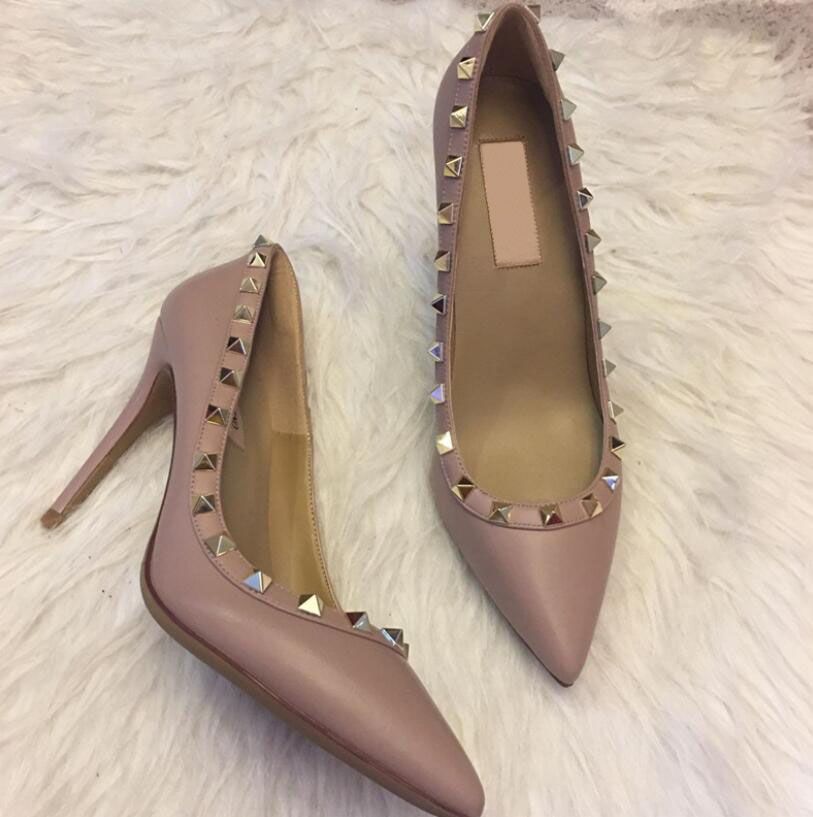 Summer New Rivets High-heeled Women's Shoes Nude Patent Leather 6 8 10cm Shallow Mouth Rivets Pointed Toe Stiletto Sexy Casual Wedding Shoes Women 35-43, 14
Summer New Rivets High-heeled Women's Shoes Nude Patent Leather 6 8 10cm Shallow Mouth Rivets Pointed Toe Stiletto Sexy Casual Wedding Shoes Women 35-43, 14
