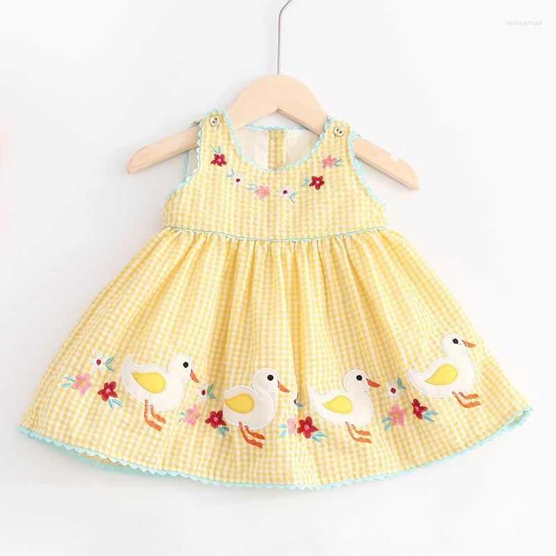 Girl Dresses 0-4 Years Old Girls Skirt Summer Baby Cute Casual Sleeveless Princess Dress Costume Comfortable Beach Wear Cotton, Yellow duck
Girl Dresses 0-4 Years Old Girls Skirt Summer Baby Cute Casual Sleeveless Princess Dress Costume Comfortable Beach Wear Cotton, Yellow duck