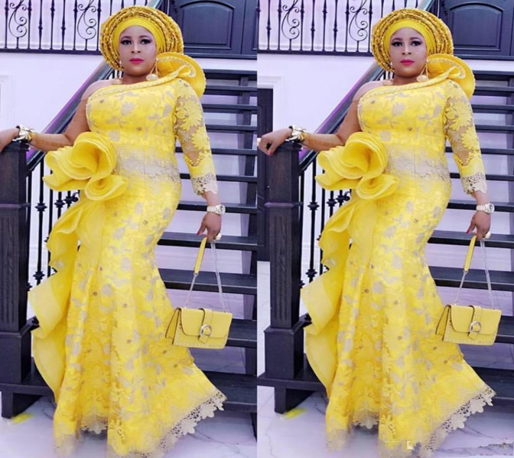 Aso Ebi Yellow Mermaid Evening Dresses With Long Sleeves Plus Size Prom Dress Ruched Formal Lace Party Gowns Custom Made Vestidos1553861, Water melon
Aso Ebi Yellow Mermaid Evening Dresses With Long Sleeves Plus Size Prom Dress Ruched Formal Lace Party Gowns Custom Made Vestidos1553861, Water melon