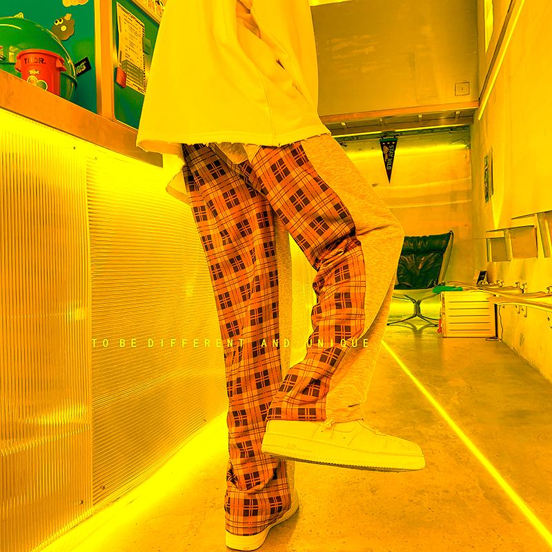 Men's Pants Neutral Casual Sweatpants Men Straight Patchwork Plaid Streetwear Korean Style Loose Sports Trousers Fashion All-match, White
Men's Pants Neutral Casual Sweatpants Men Straight Patchwork Plaid Streetwear Korean Style Loose Sports Trousers Fashion All-match, White