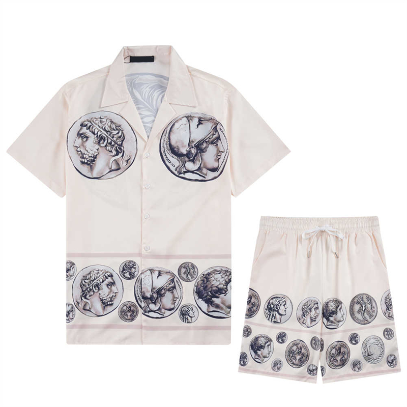 European and American style summer fashion short-sleeved shirt shorts set loose leisure vacationM-3XL, No1
European and American style summer fashion short-sleeved shirt shorts set loose leisure vacationM-3XL, No1