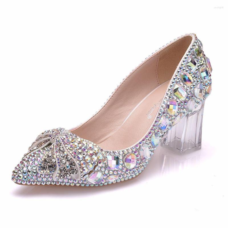 Dress Shoes Fashion Sexy Wedding Female Rhinestone Crystal BOW Stiletto PointedBridal Bridesmaid High Heels Large Size
Dress Shoes Fashion Sexy Wedding Female Rhinestone Crystal BOW Stiletto PointedBridal Bridesmaid High Heels Large Size